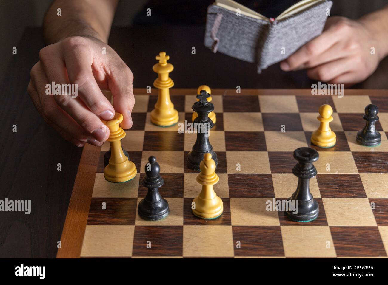 Chess game notes hi-res stock photography and images - Alamy