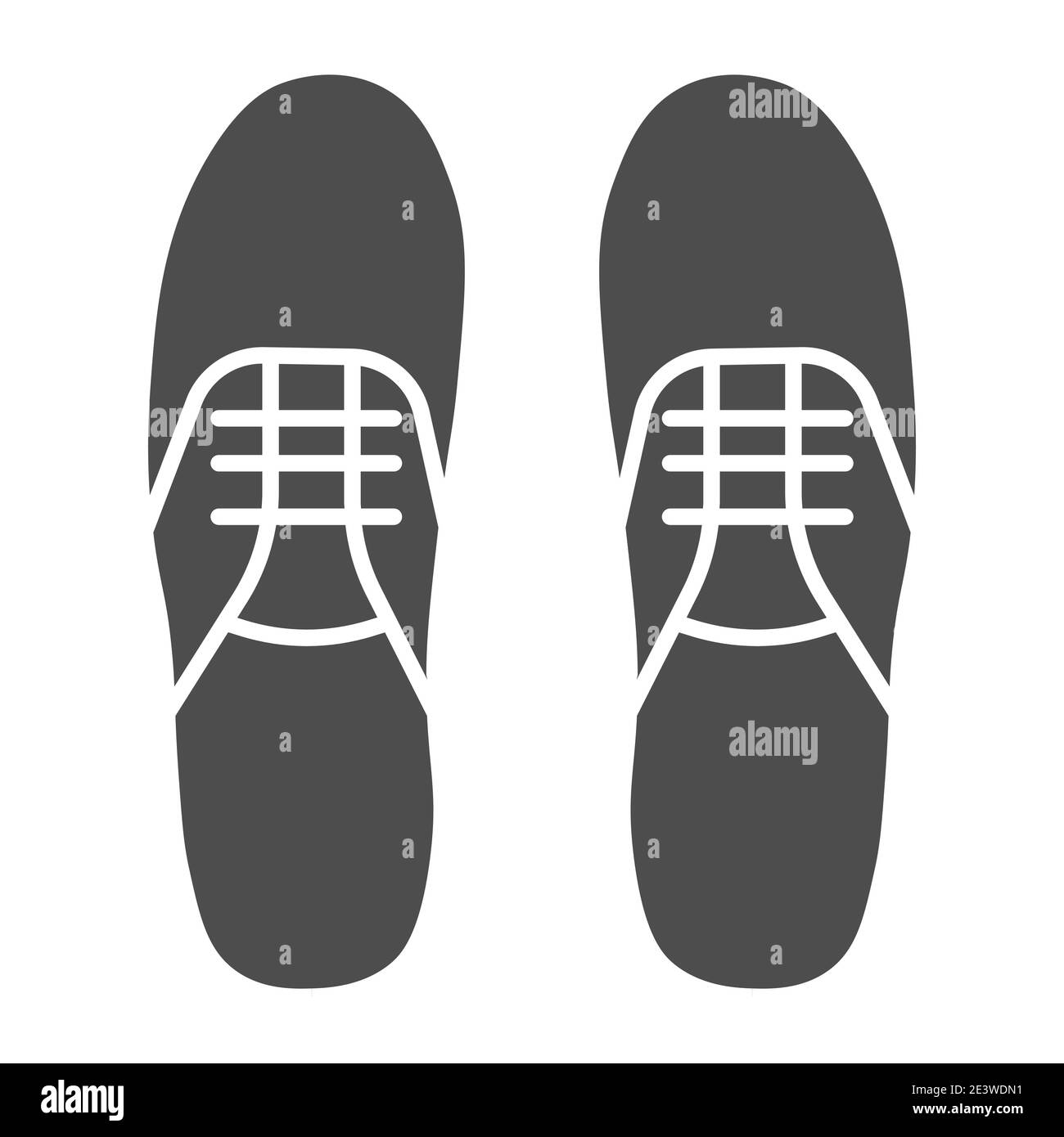 Sneakers solid icon, footwear concept, gumshoes sign on white background, sport shoes icon in glyph style for mobile concept and web design. Vector Stock Vector