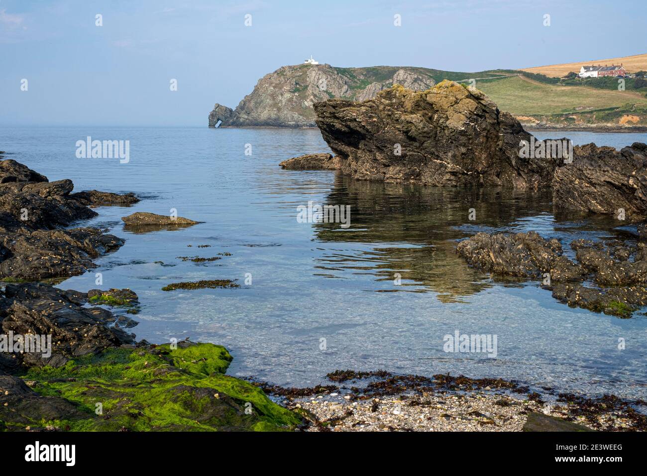 Prawle Point, East Prawle, Devon, dramatic coastline alongside the