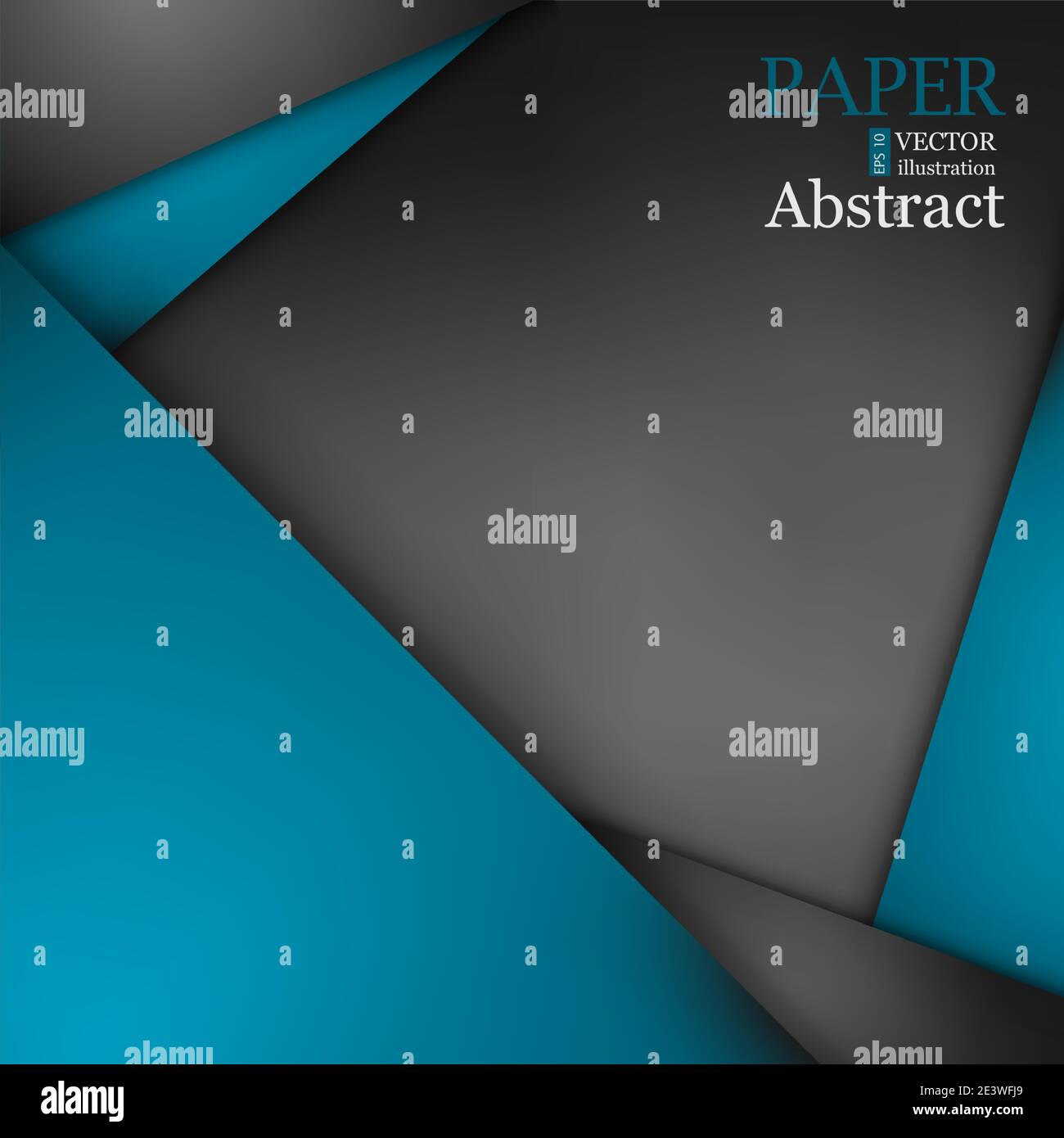 Blue vector background overlap layer triangle and geometric background with spaces for design Stock Vector