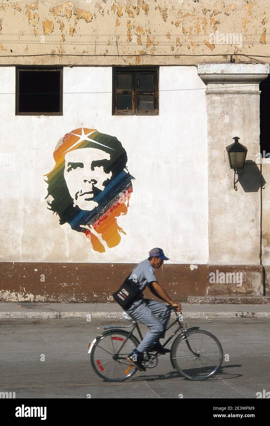 Havana - Cuba 1998 (photo on photographic film) Stock Photo