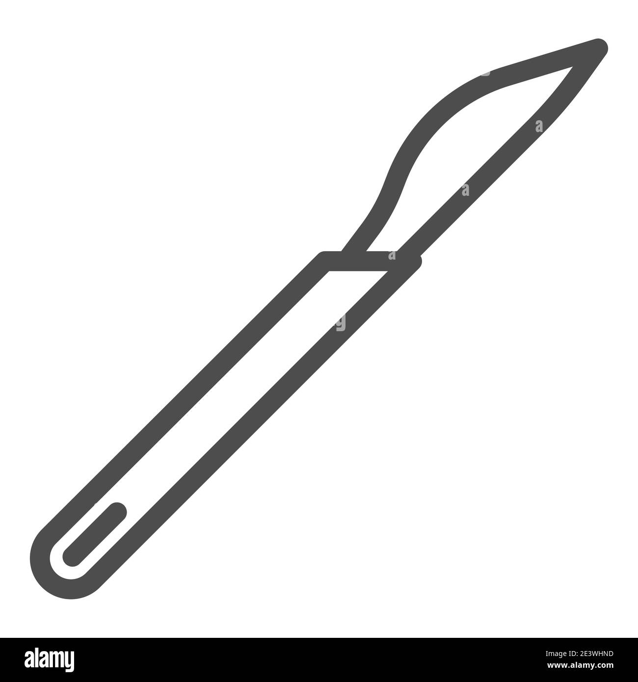 Scalpel Line And Glyph Icon Cut And Surgeon Medical Blade Sign Vector  Graphics A Linear Pattern On A White Background Stock Illustration -  Download Image Now - iStock