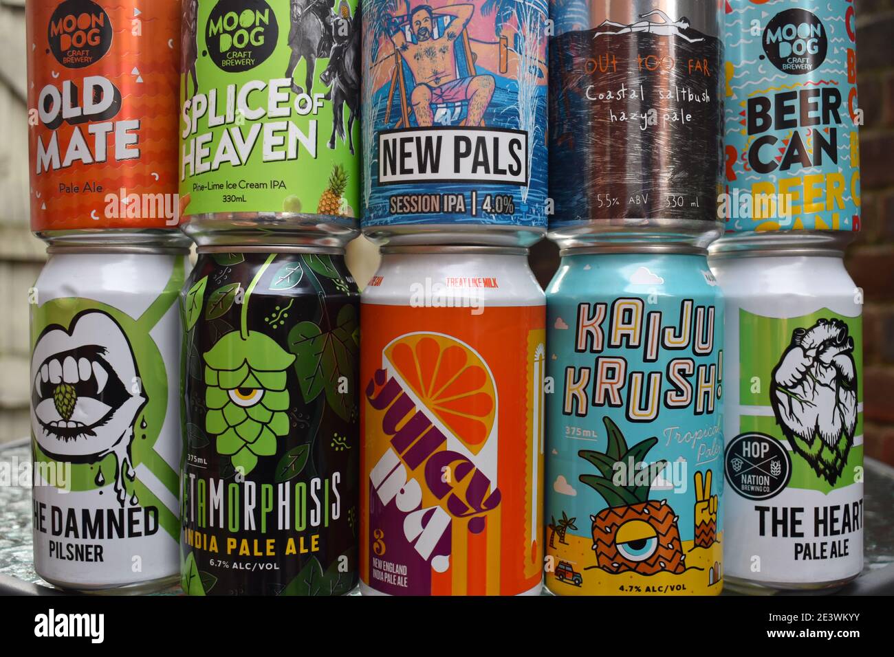 Australian craft beer by Moon Dog Sailor's Grave Hop Nation Gipsy Hill