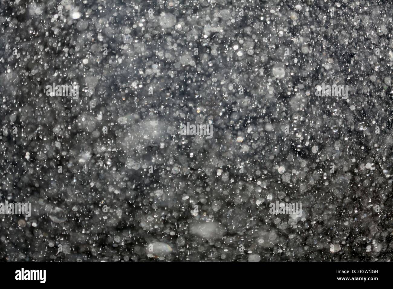 Snow showers in the cold winter Stock Photo Alamy