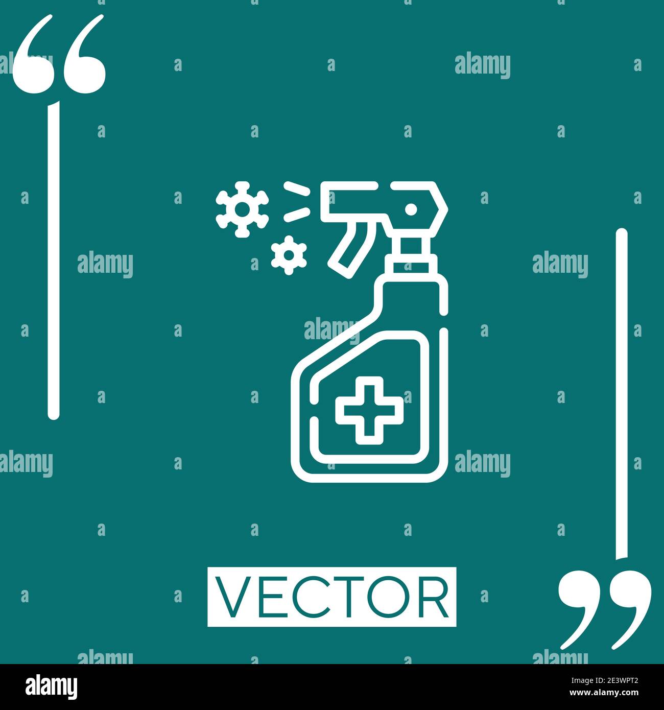 Antibacterial sanitizer sprayer Stock Vector Images - Alamy