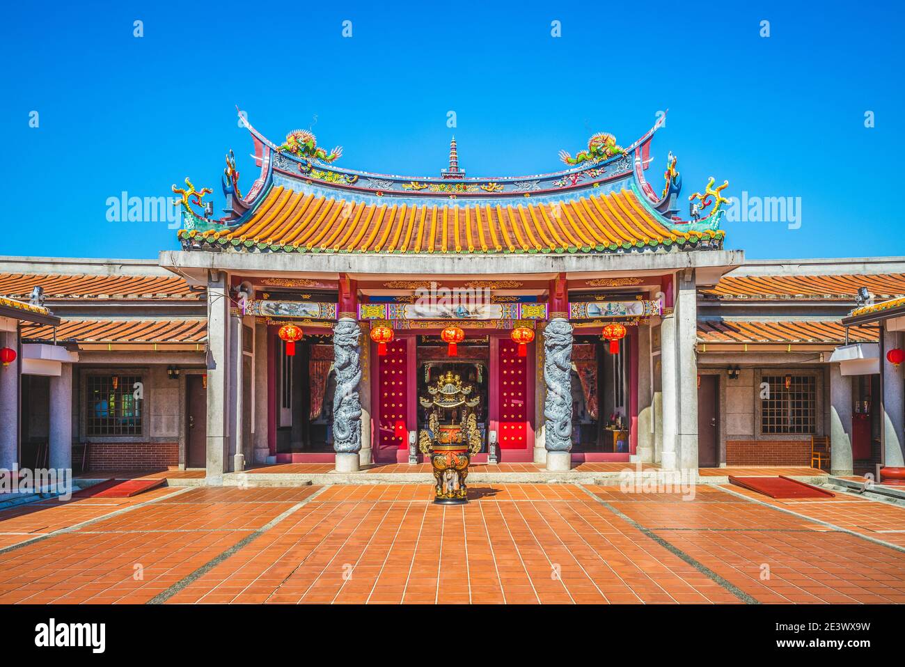 Zhongyi Temple at Liouduei, pingtung county, taiwan Stock Photo