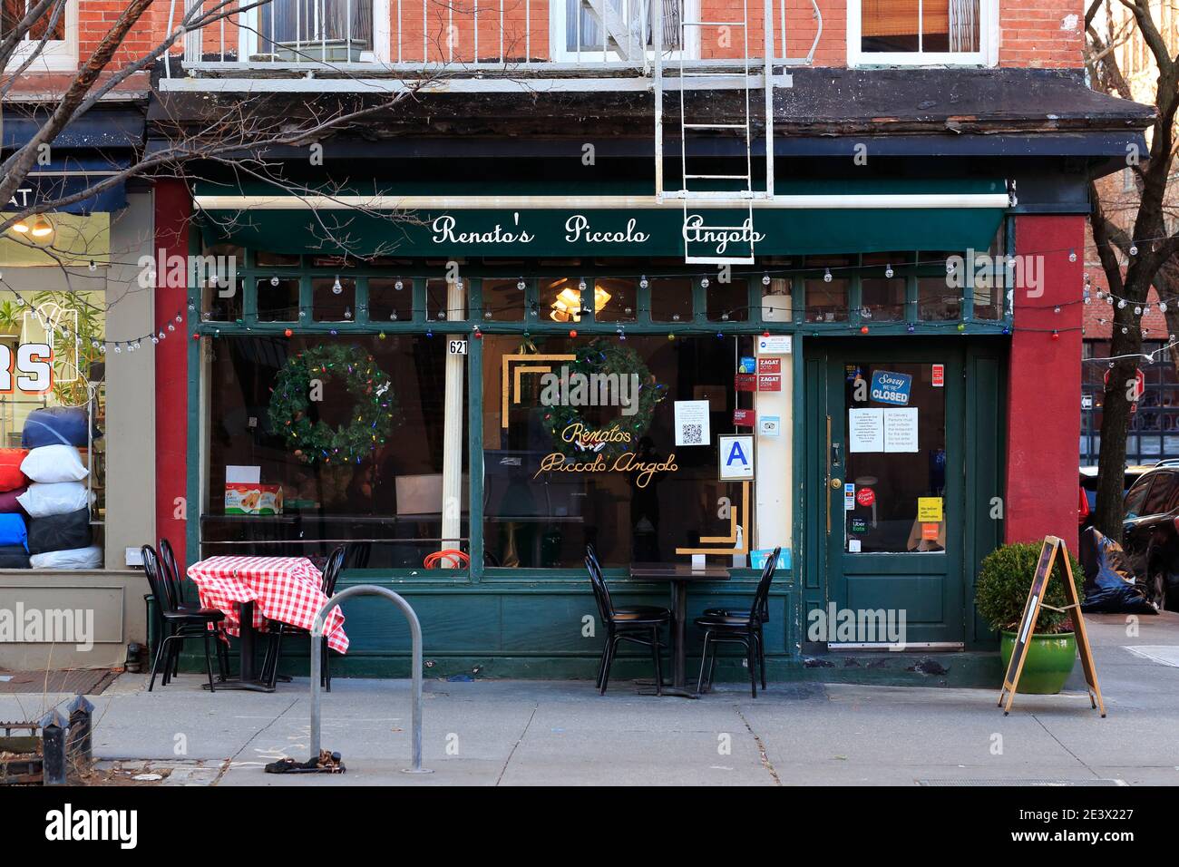 Piccolo Angolo, 621 Hudson St, New York, NYC storefront photo of an