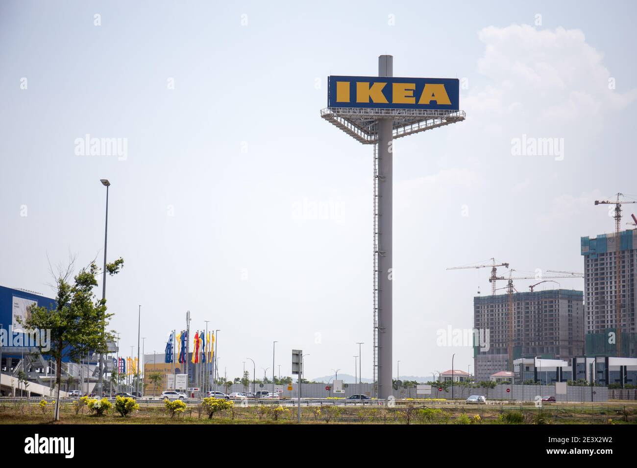 Penang, Malaysia - July 7, 2019: Ikea store in Penang. Ikea is the