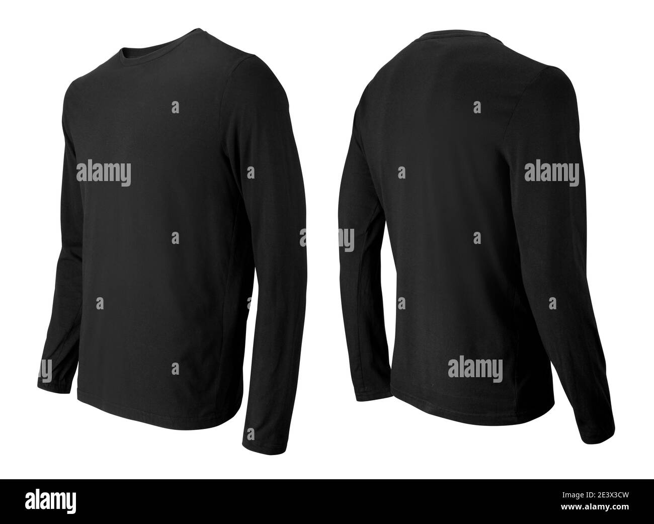 Black onBlack  PLA logo on front of Long Sleeve Shirt