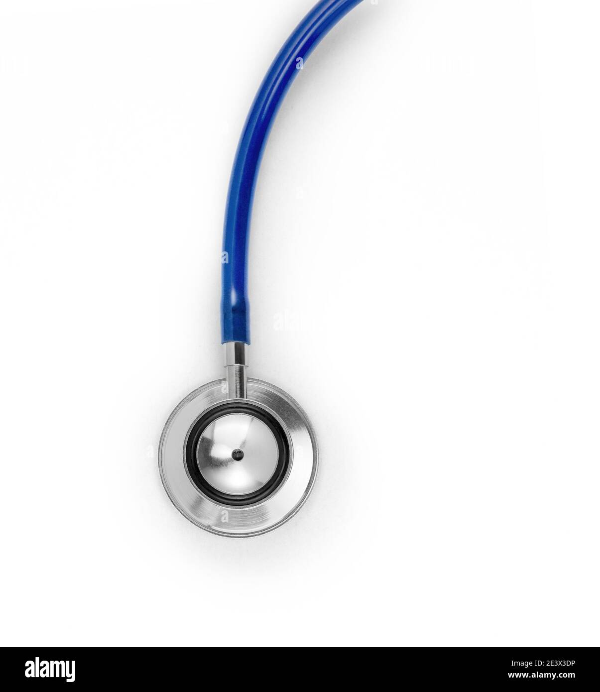 Closeup of a stethoscope isoated on white Stock Photo Alamy