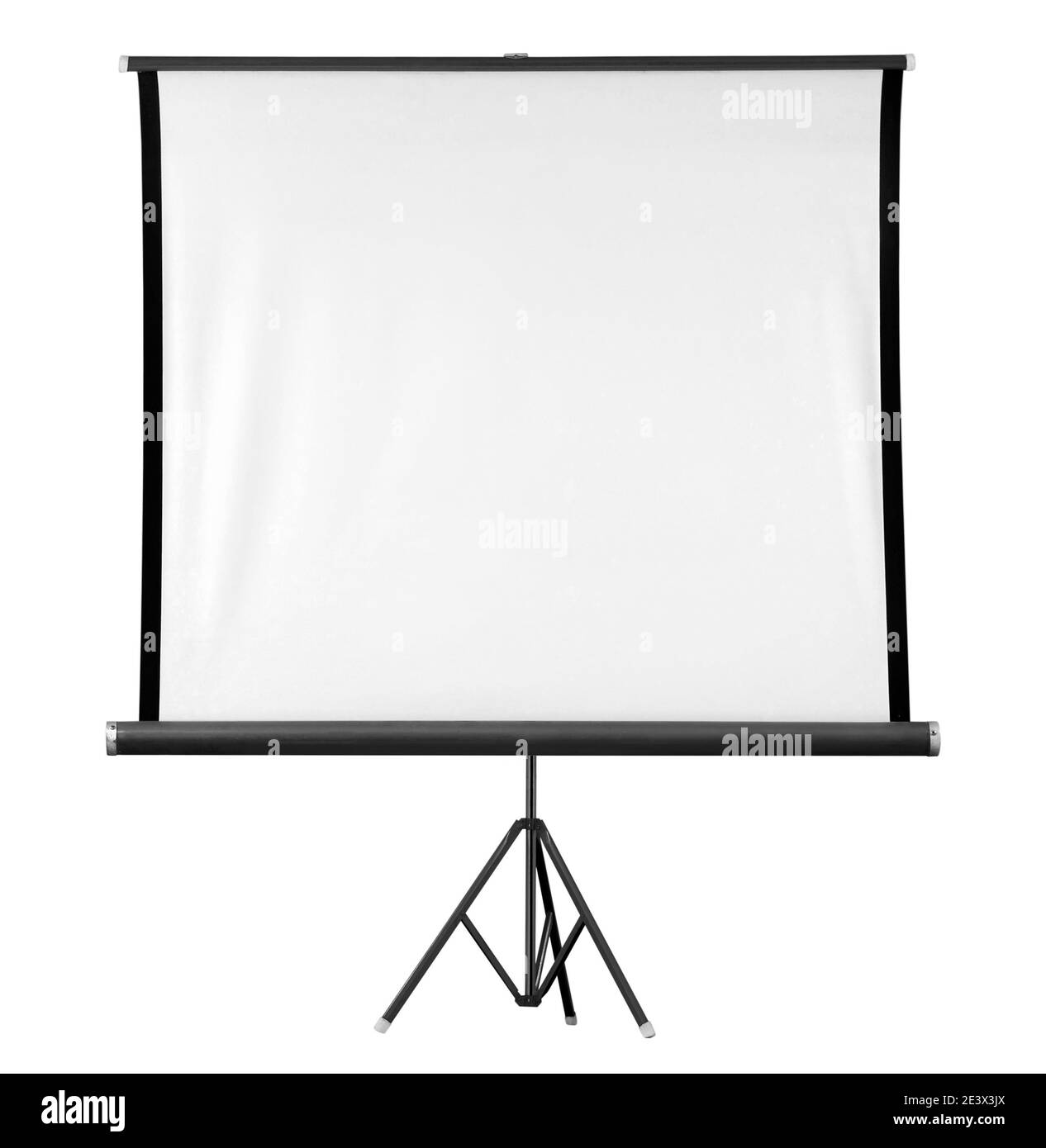 Projector screen isolated on white background Stock Photo Alamy