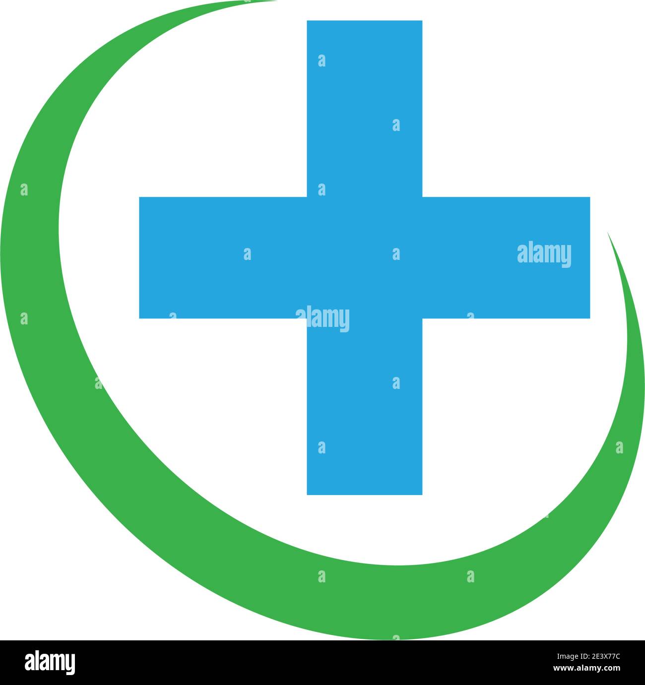 Medical cross cloud logo Stock Vector Images - Alamy