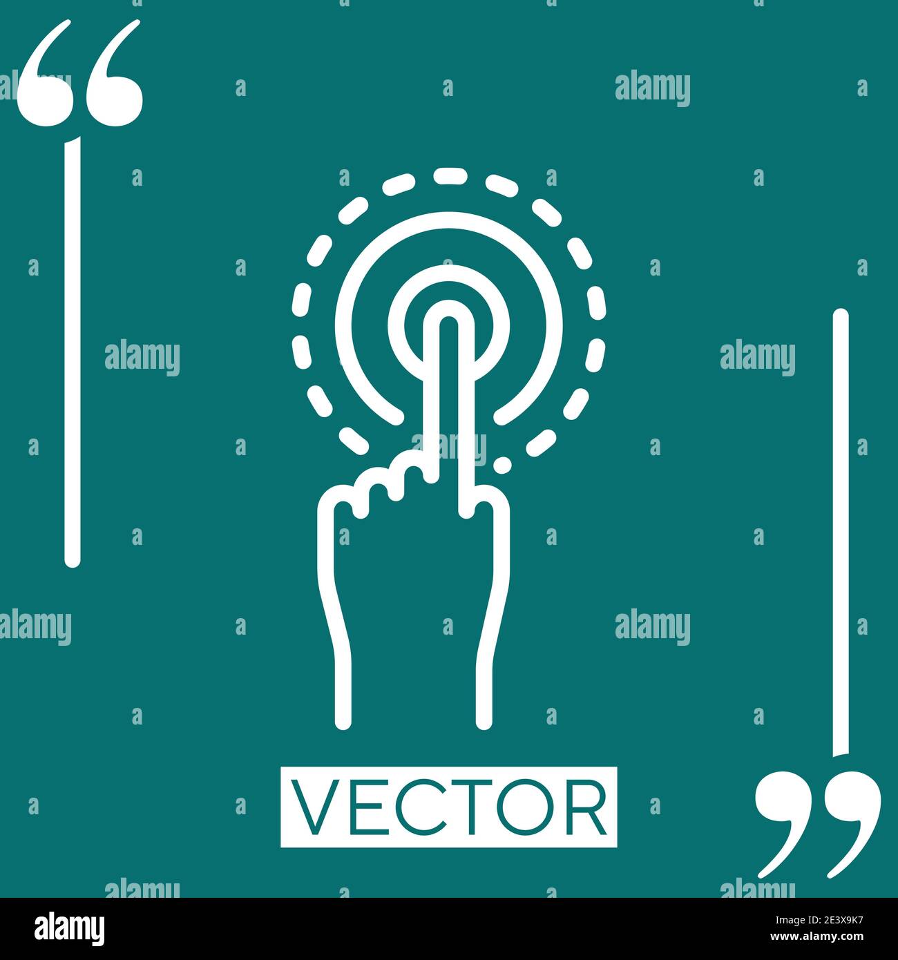 interactive Linear icon. Editable stroke line Stock Vector Image & Art ...
