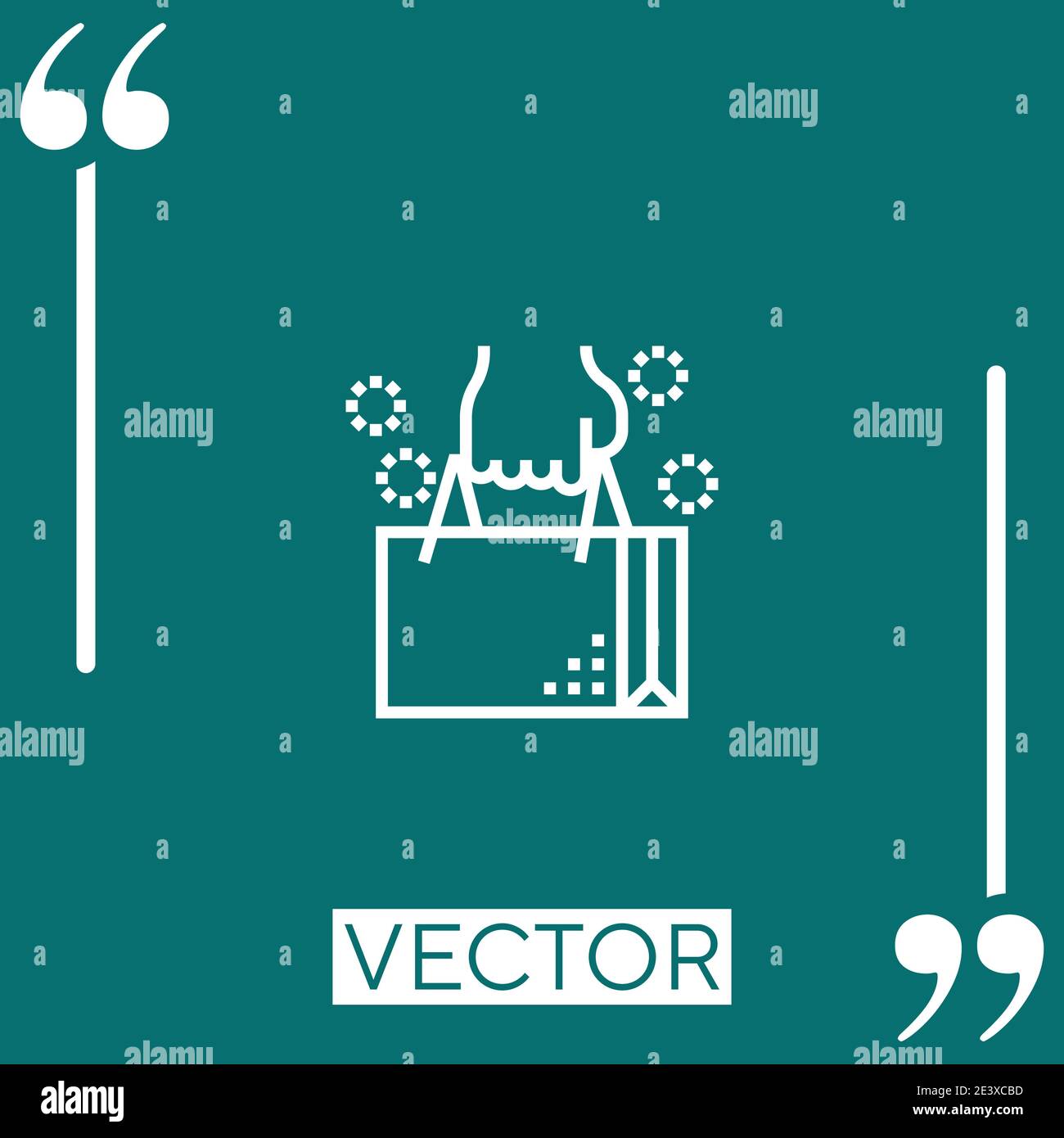 shopping bag vector icon Stock Vector Image & Art - Alamy