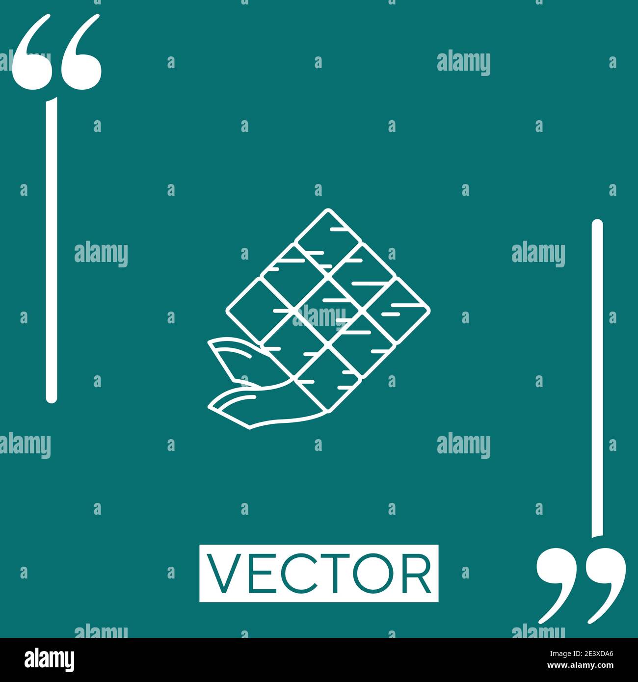 raya rosary vector icon Linear icon. Editable stroke line Stock Vector ...