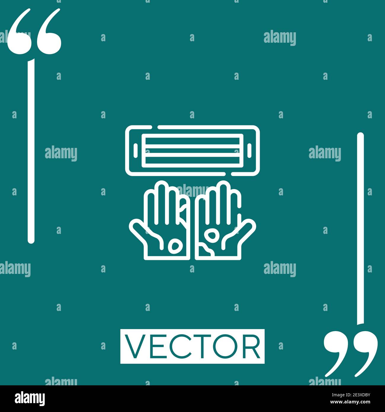 ultraviolet vector icon Linear icon. Editable stroke line Stock Vector
