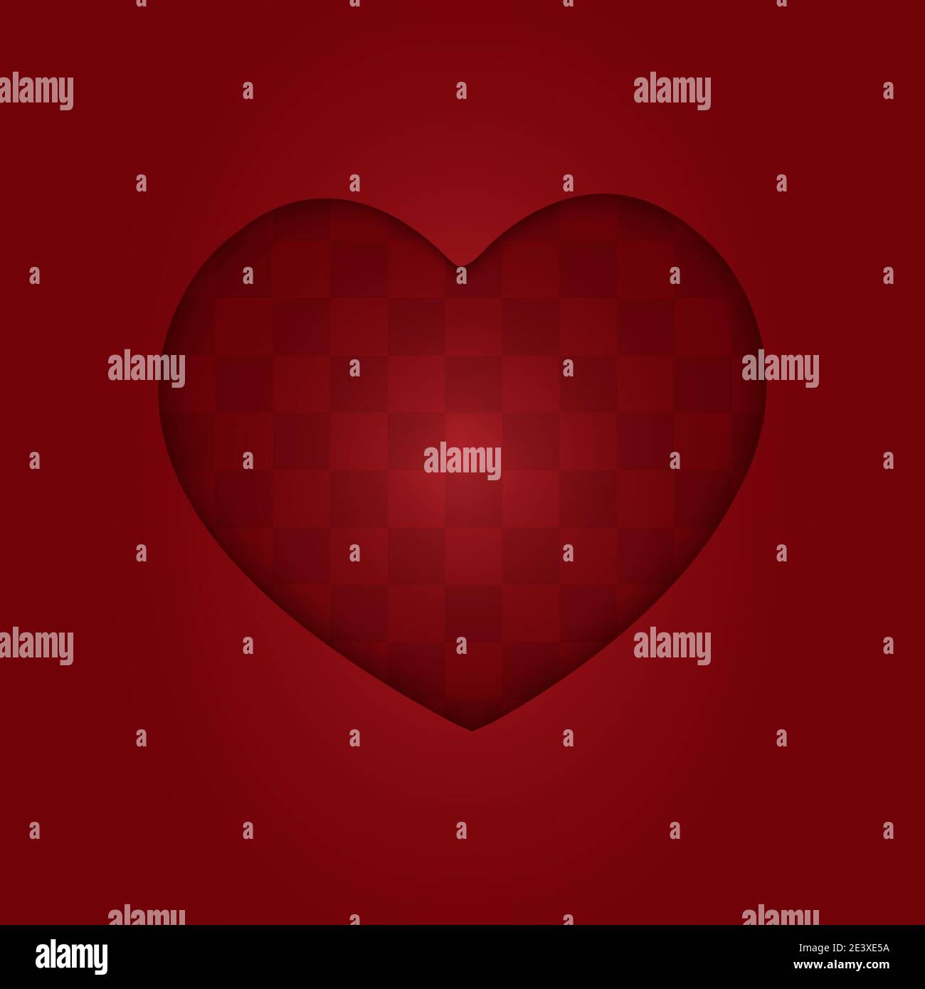 Red heart frame with red backgrounds Stock Vector Image & Art Alamy