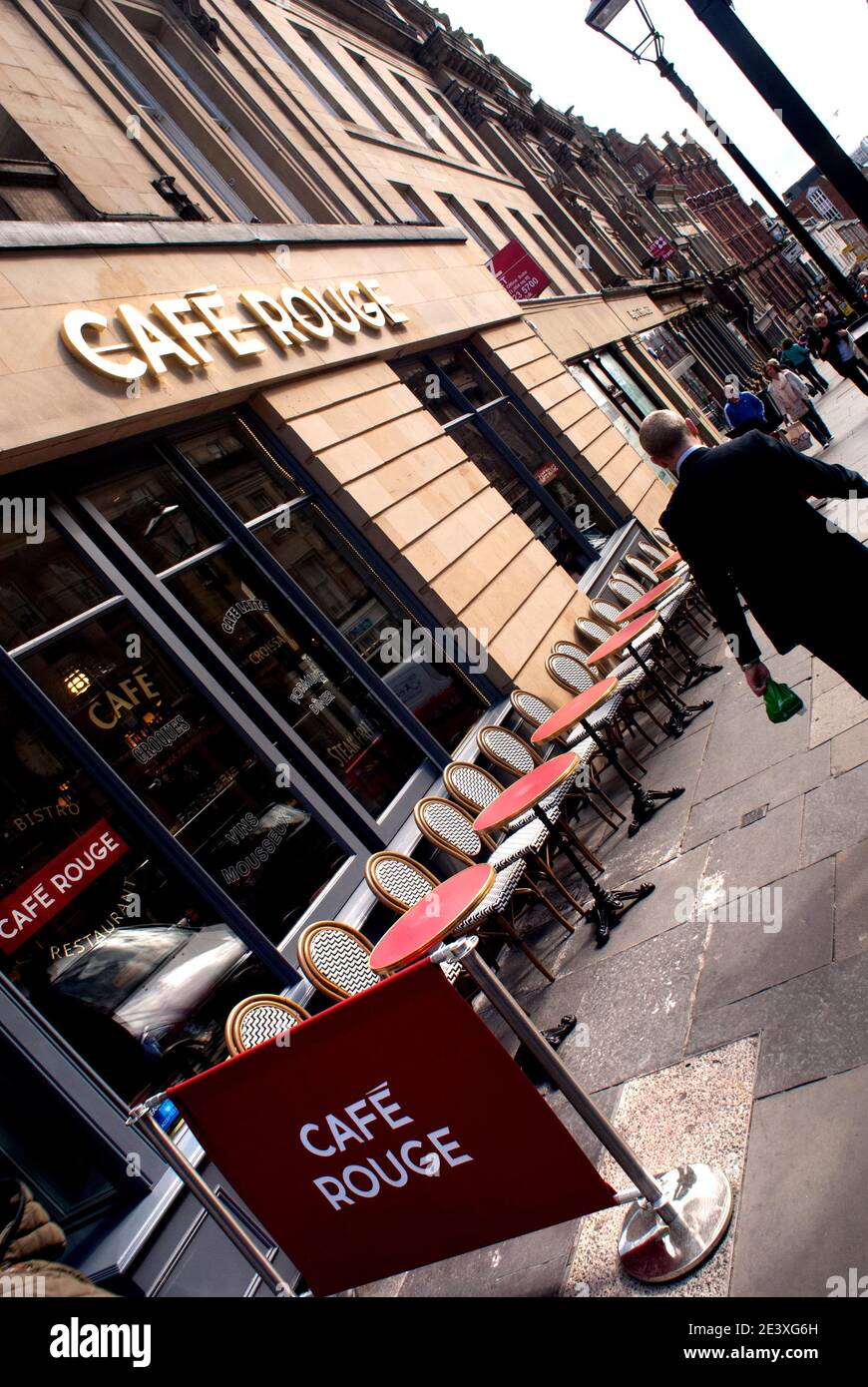 Cafe Rouge, Grey Street, NewcastleuponTyne Stock Photo Alamy