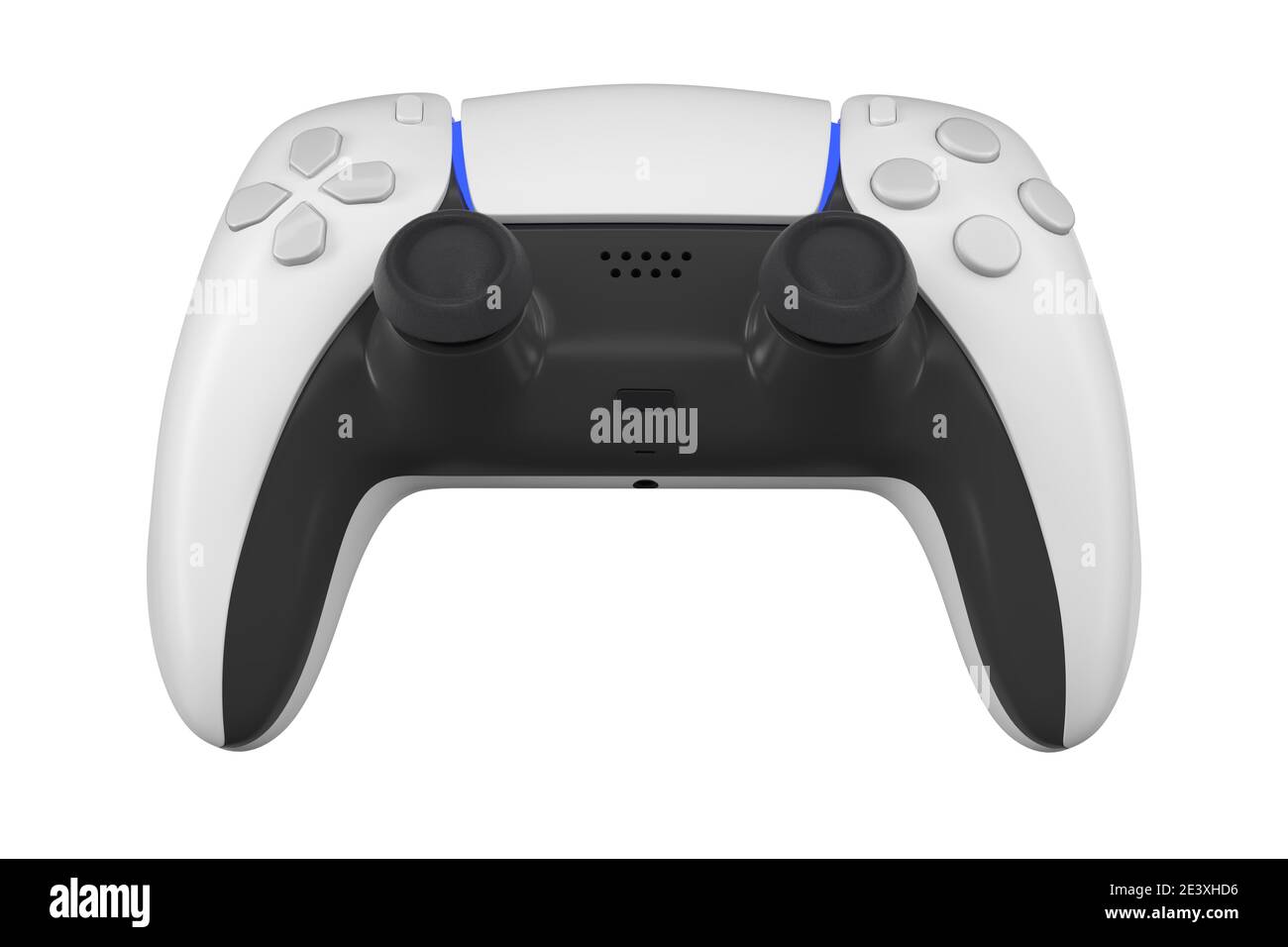 Realistic video game controller isolated on white with clipping path ...