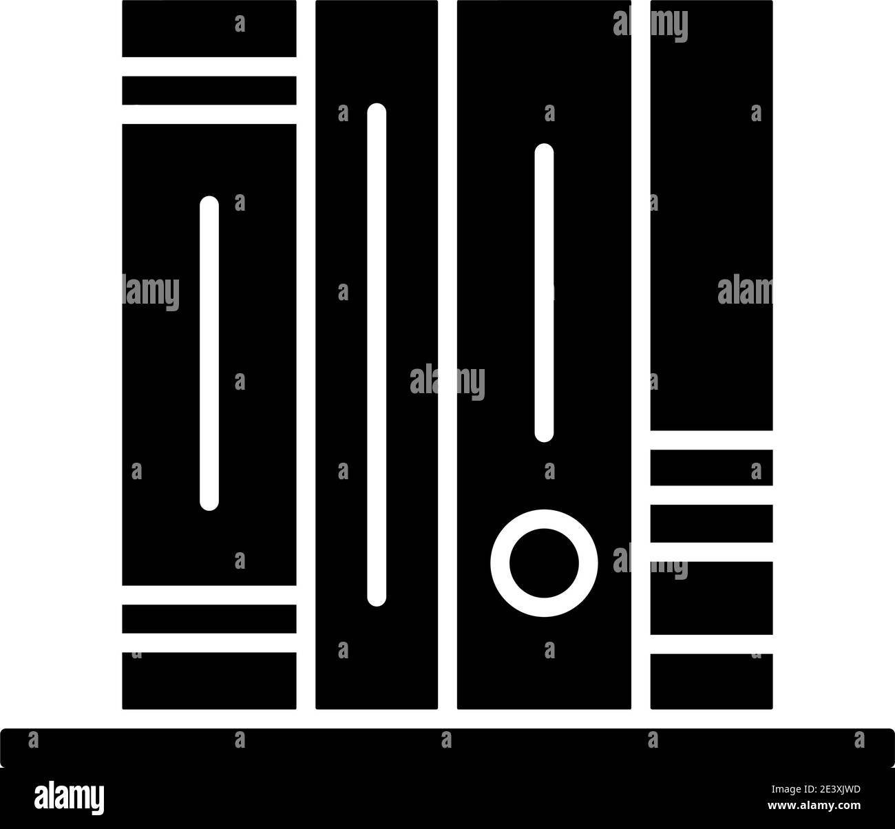 four books silhouette style icon design, Education literature and read ...