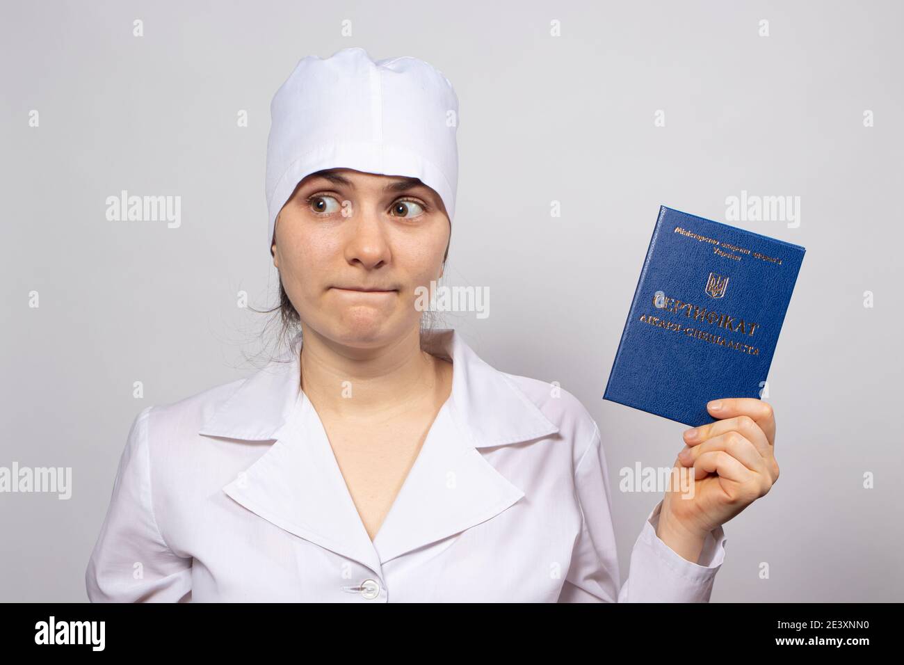 Doctor holds a diploma of higher education a certificate of