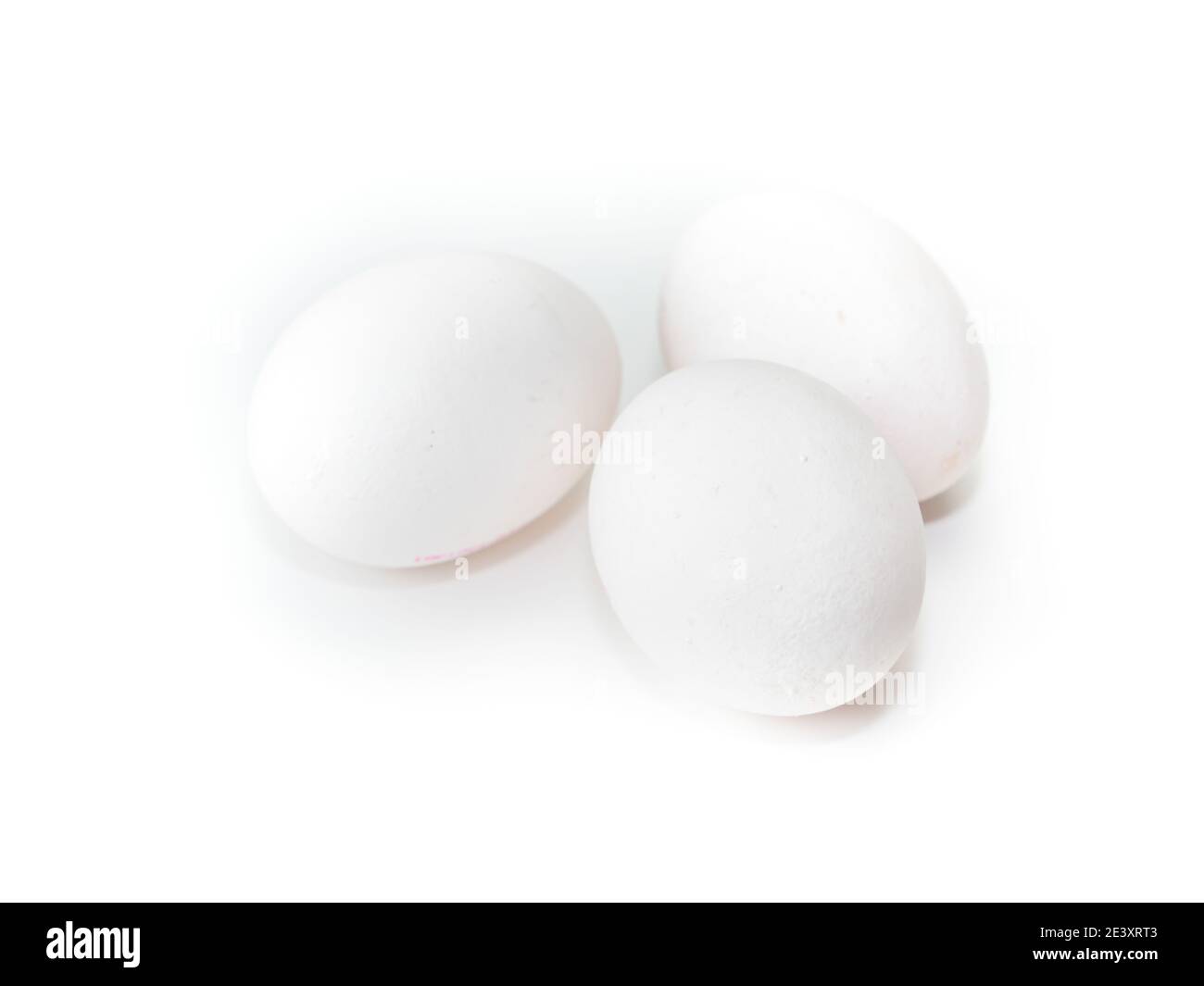 eggs isolated on white background Stock Photo