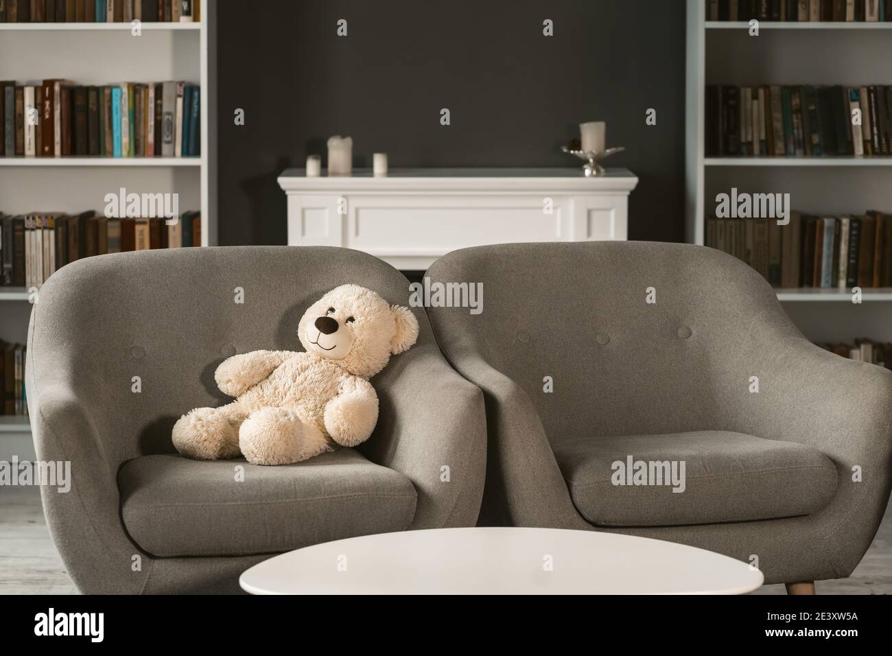 Bear Grey Plush Bear Sofa Chairs Animals Arm Chairs Nurseries and Bedrooms Decoation for Christmas Birthday Holiday Gift 