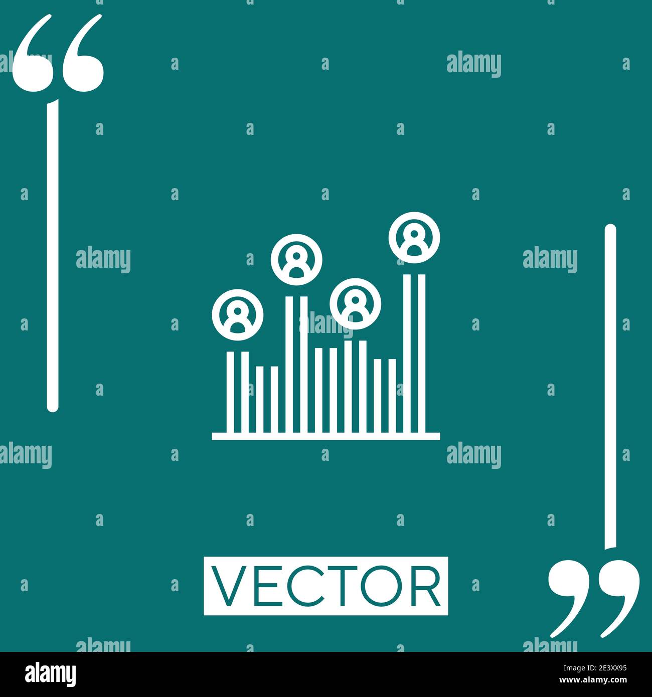 insight vector icon Linear icon. Editable stroke line Stock Vector