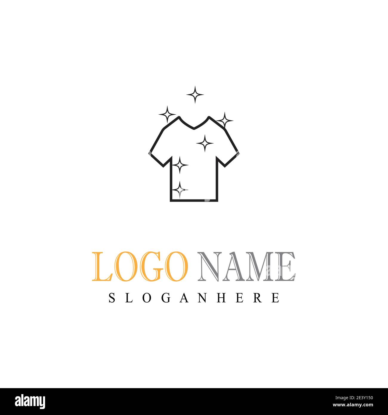 Laundry Logo Template vector symbol nature Stock Vector