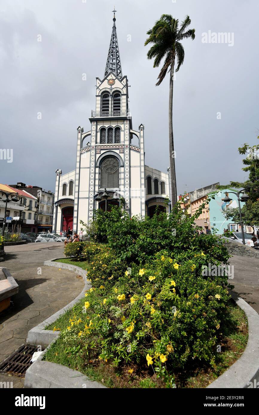 Martinique, FortdeFrance St. Louis Cathedral, building registered as a National Historic