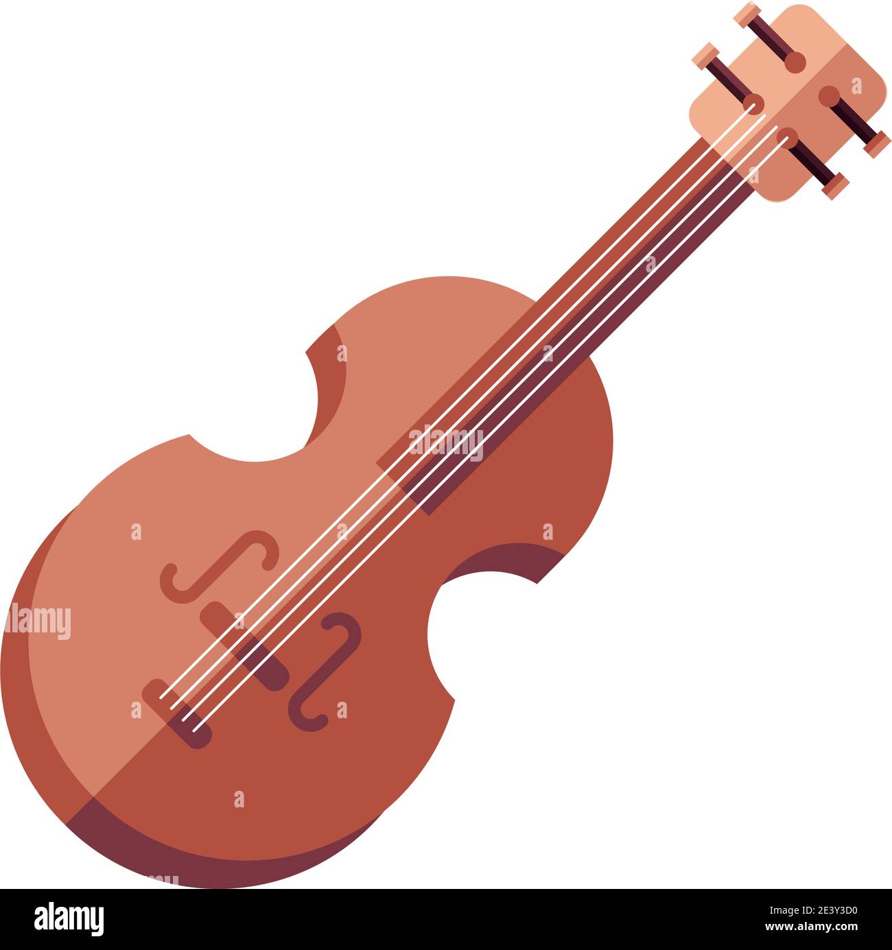 Violin Instrument Design violin instrument design, Music sound melody and song theme Vector ...