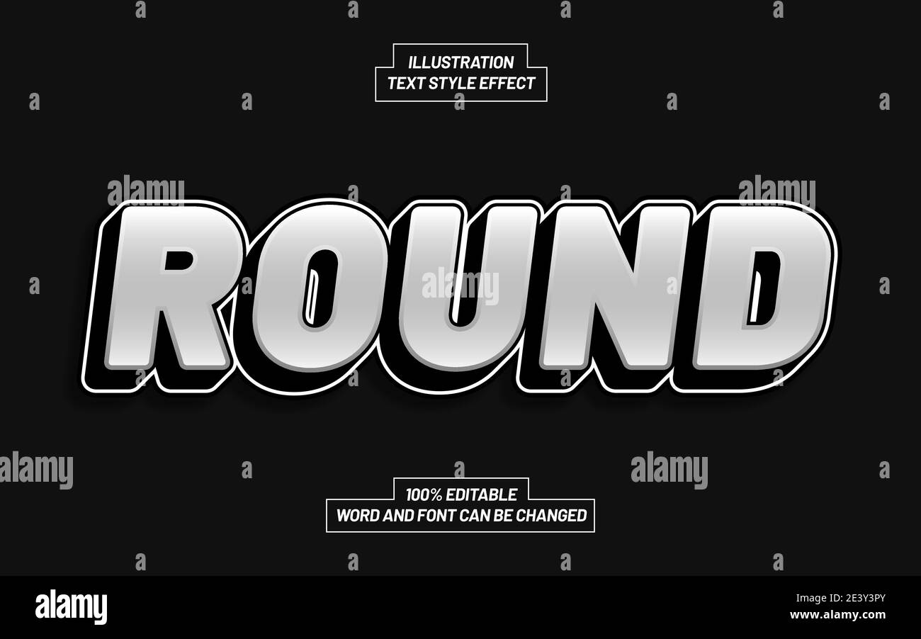 round text effect