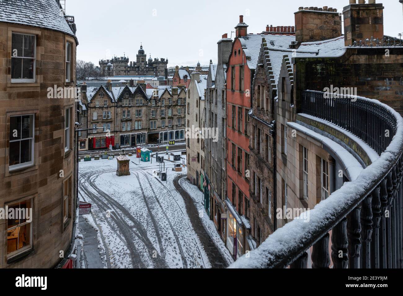 Edinburgh snow hires stock photography and images Alamy