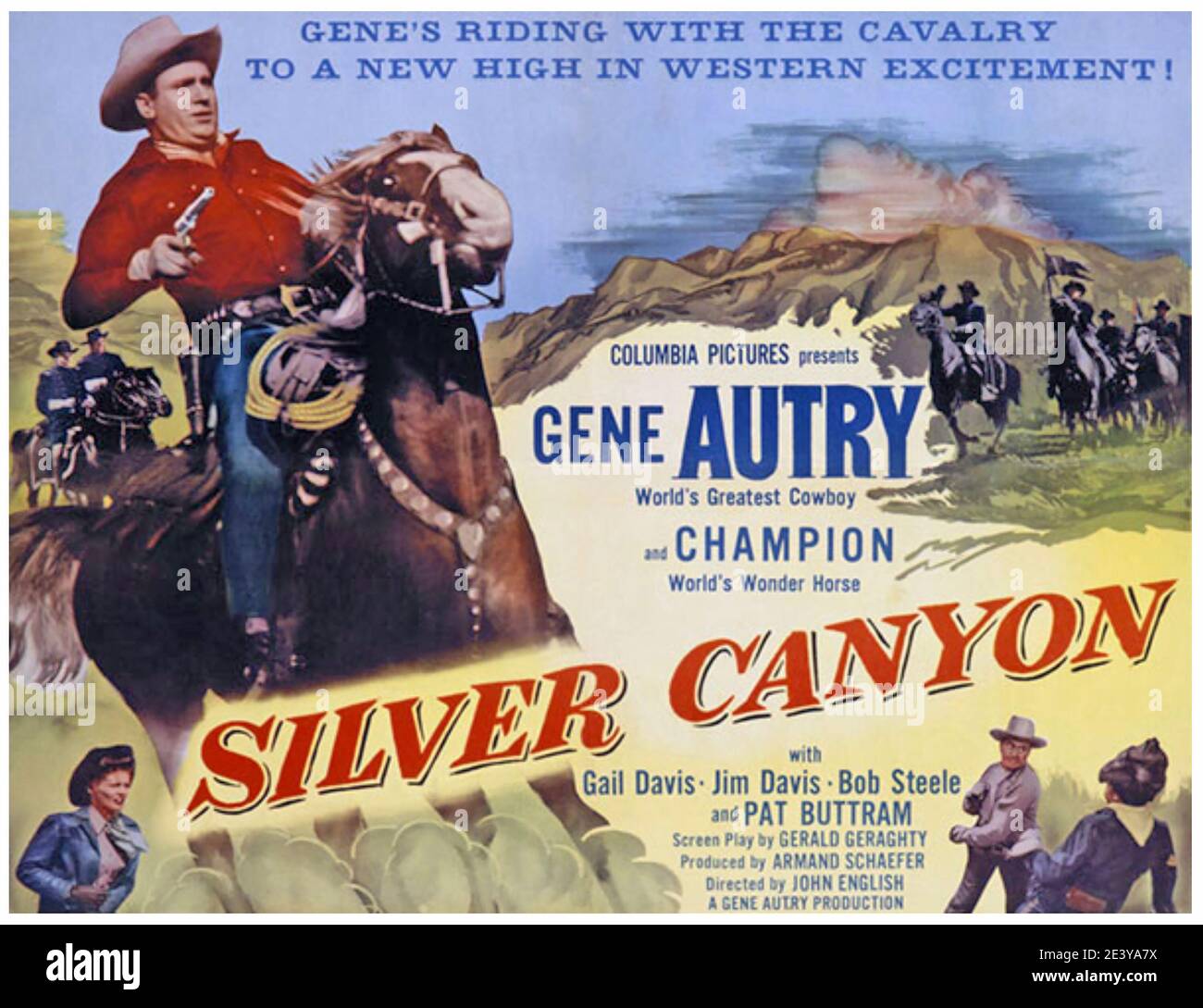 Call of the canyon Gene Autry western movie poster print 