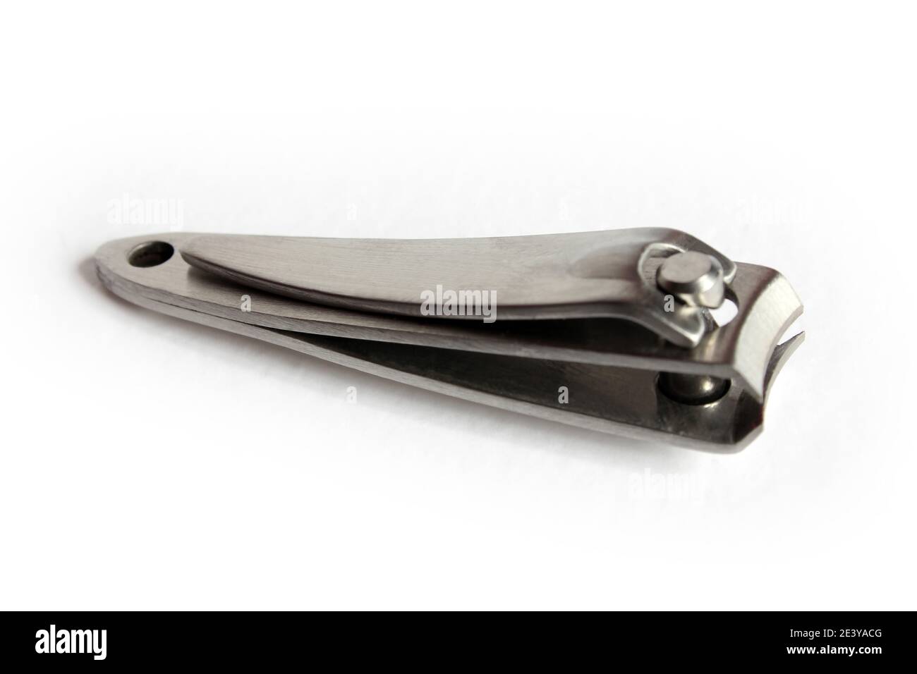 nail clippers on a white background Stock Photo