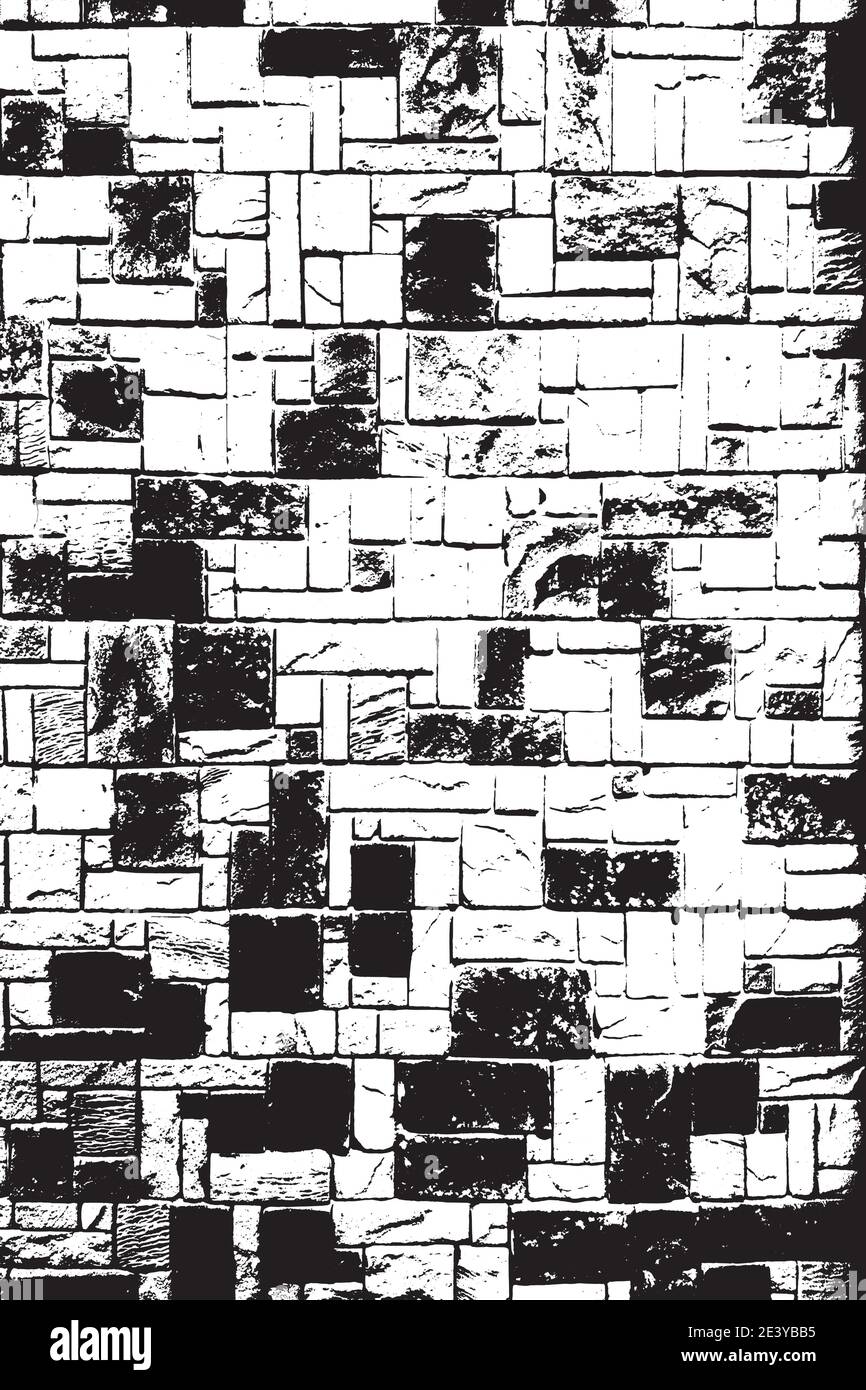 Brick Wall Overlay Stock Vector