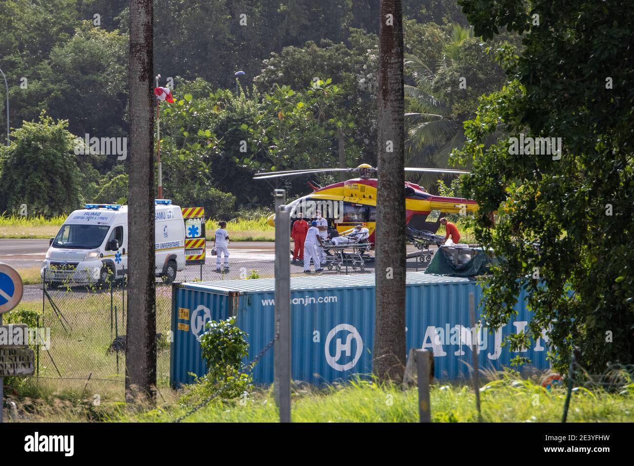 Guadeloupe pointe a pitre office hires stock photography and images