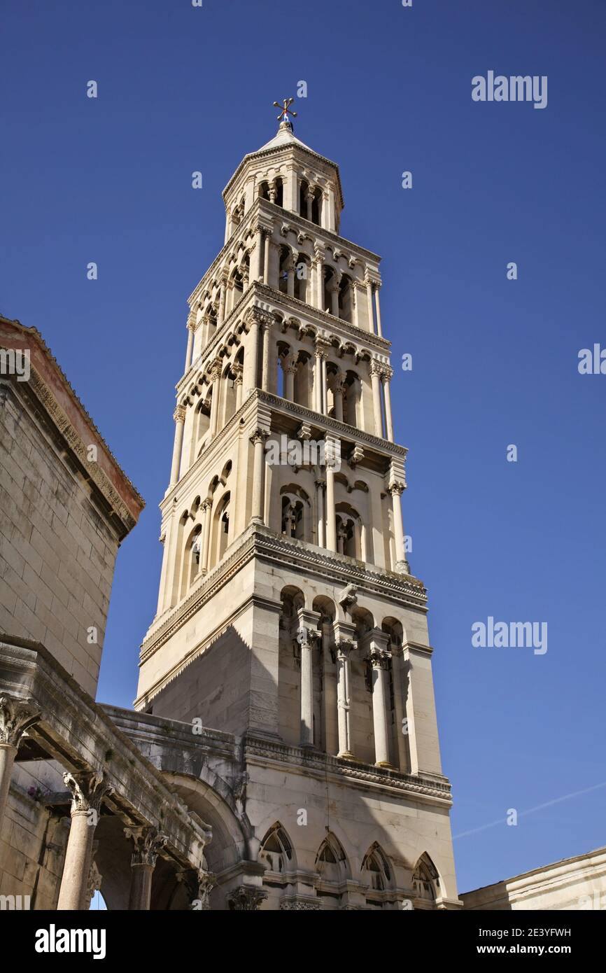 Cathedral of Saint Domnius in Split. Croatia Stock Photo