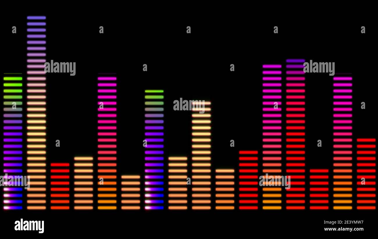 Digital equalizer bar graph, Sound Equalizer Abstract Background