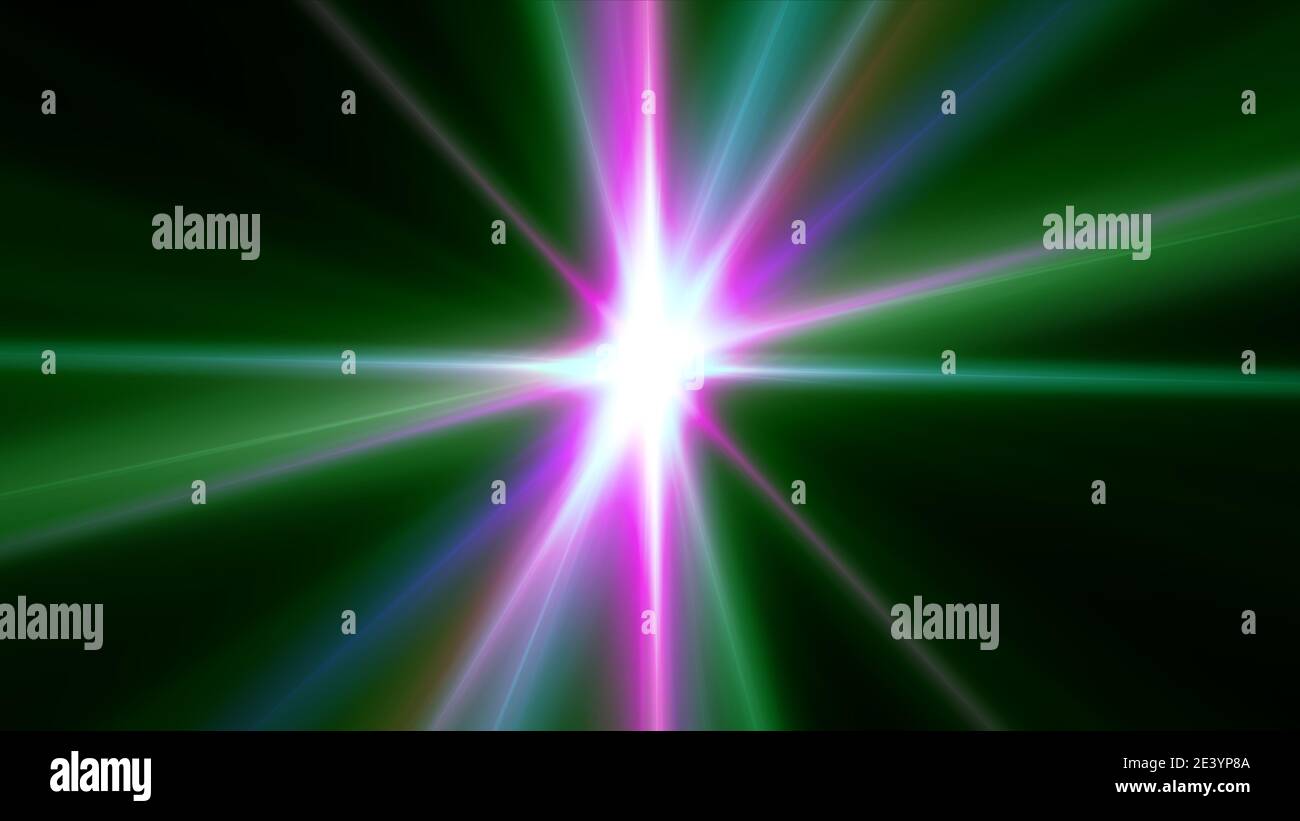 light effect abstract star burst flash laser beam illustration Stock