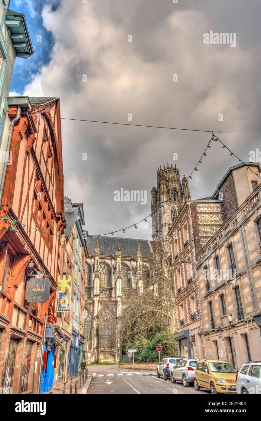 Louen Rouen Quartier Saint-Ouen, Rouen, France Stock Photo - Alamy