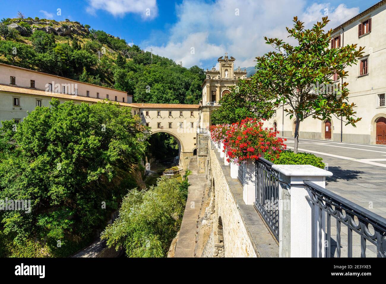 The catholic sanctuary of San Francesco di Paola, famous pilgrimage destination in Calabria region, Italy Stock Photo