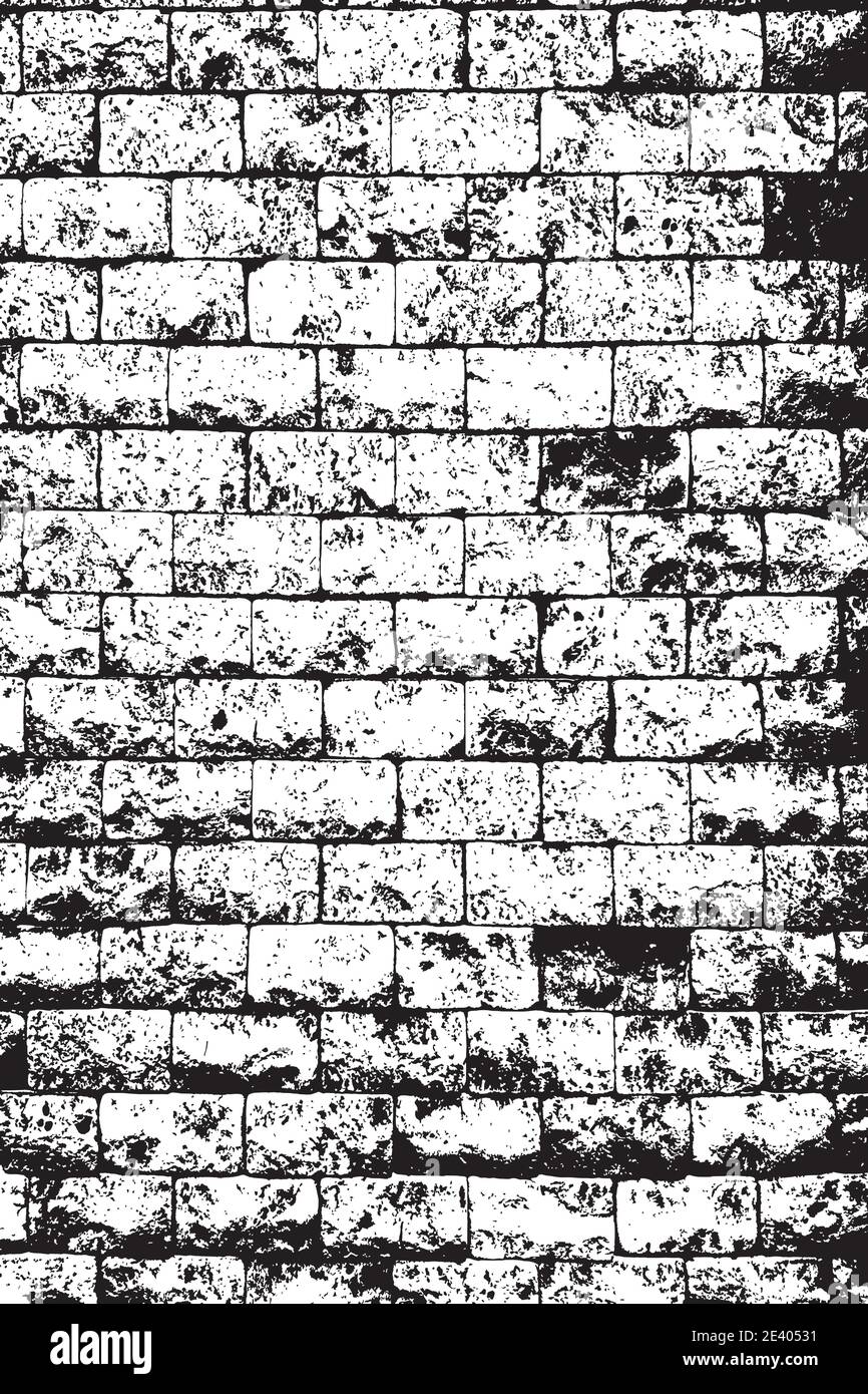 Brick Wall Overlay Stock Vector