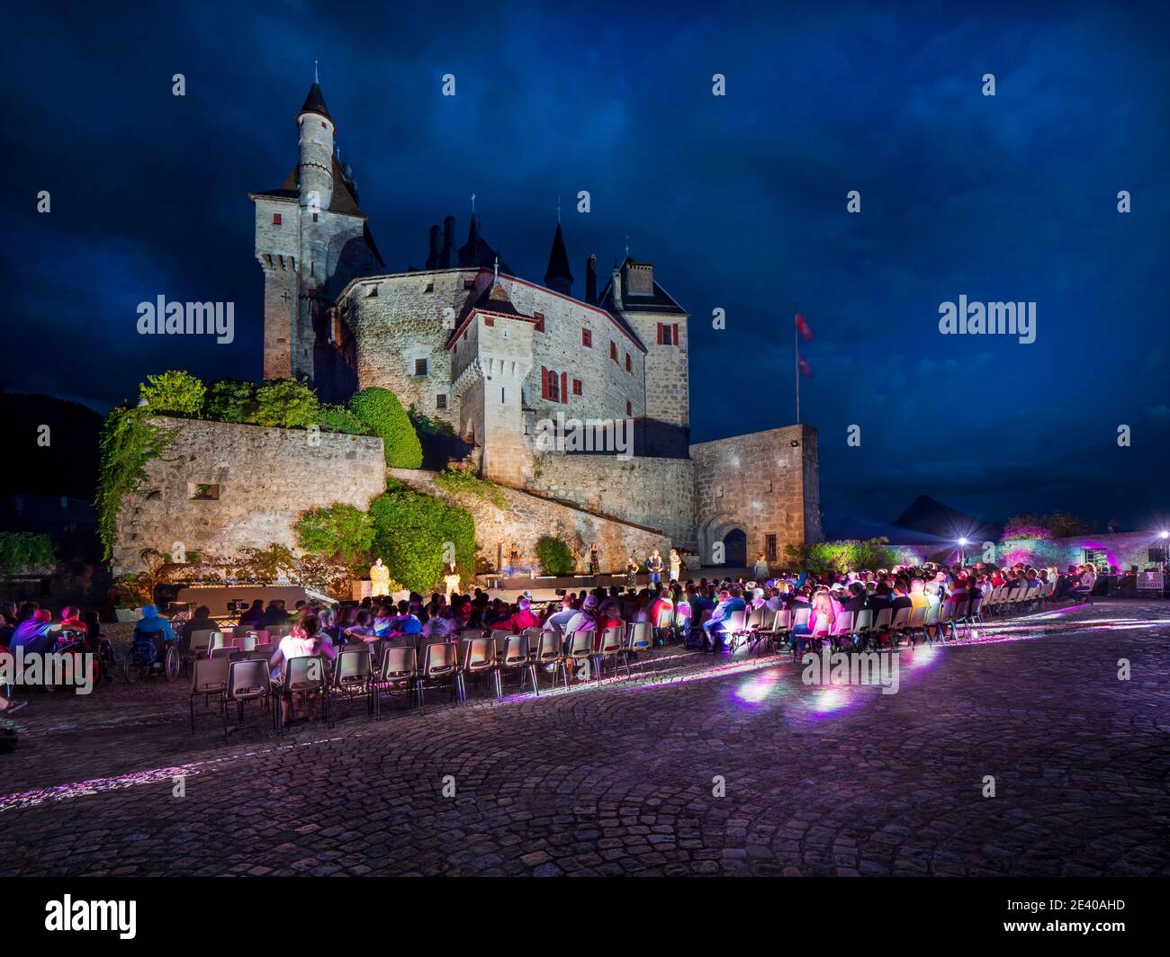 Medieval castle “Chateau de MenthonSaintBernard” (centraleastern