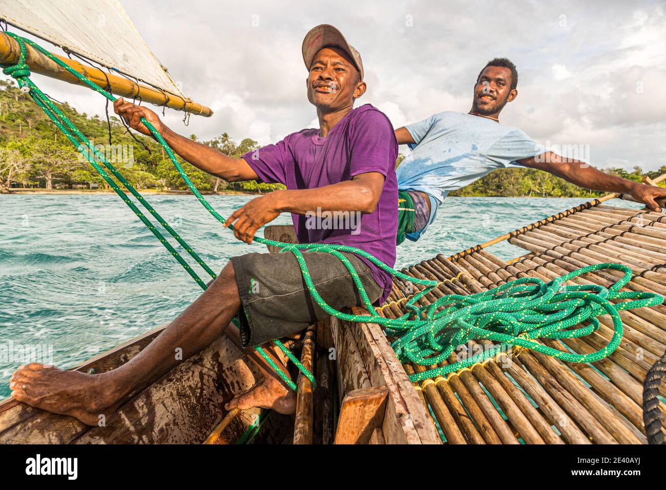 Proa catamaran outrigger hires stock photography and images Alamy