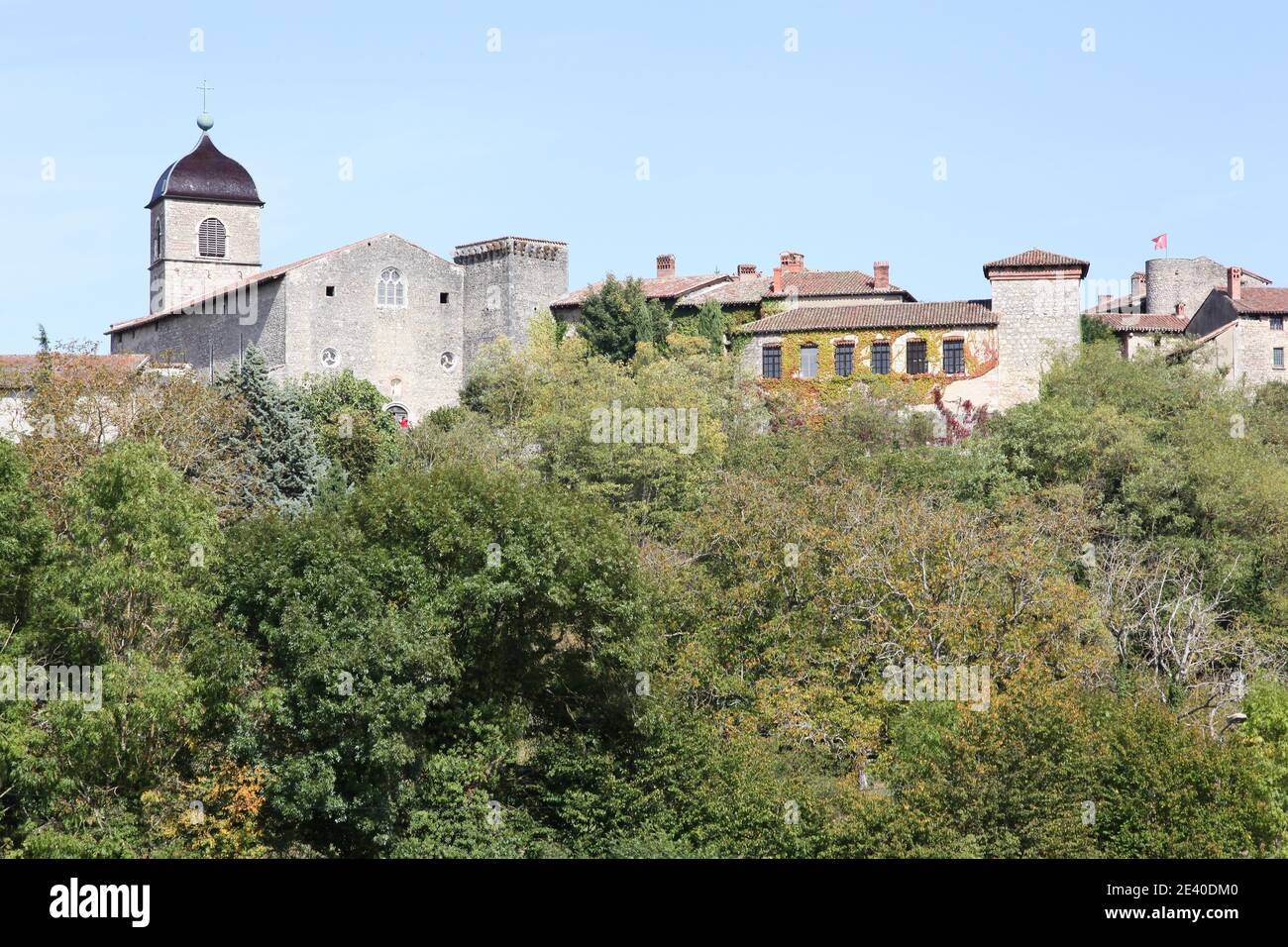 Medieval village of Perouges in France Stock Photo - Alamy