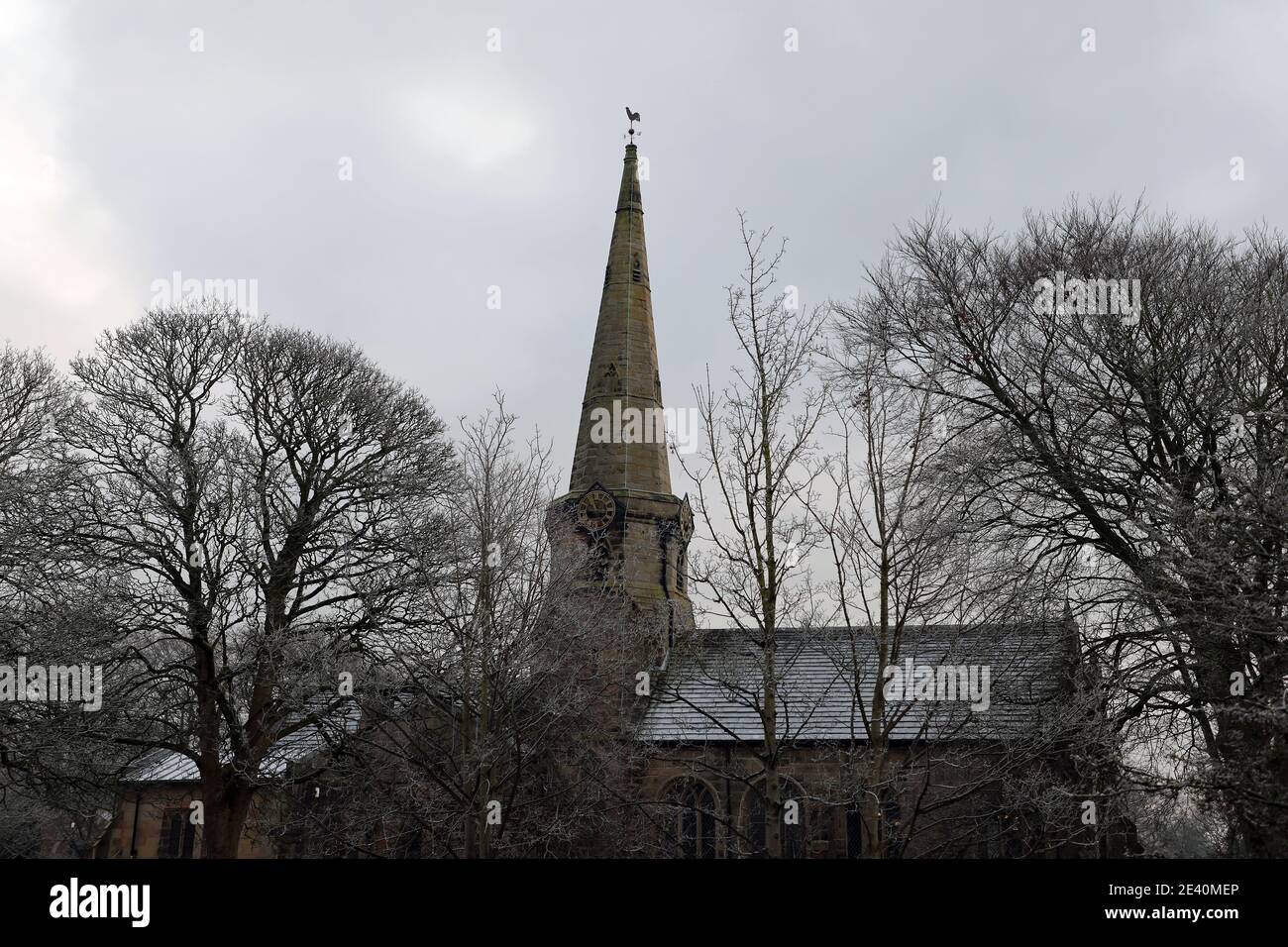 St Michael’s Parish Church. Aughton. Lancashire Stock Photo Alamy