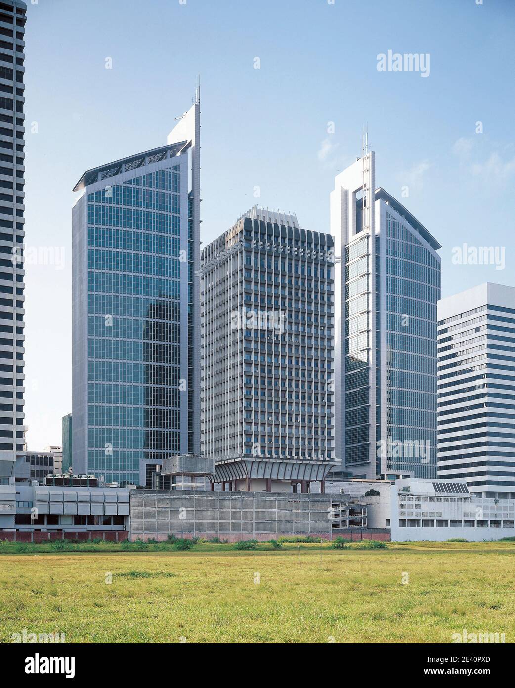 DOM033, SGX centres Singapore, Kohn, Pedersen Fox, hochhaus, high-rise building, multi-story building, grattacielo, rascacielos, SGX centres Singapore Stock Photo