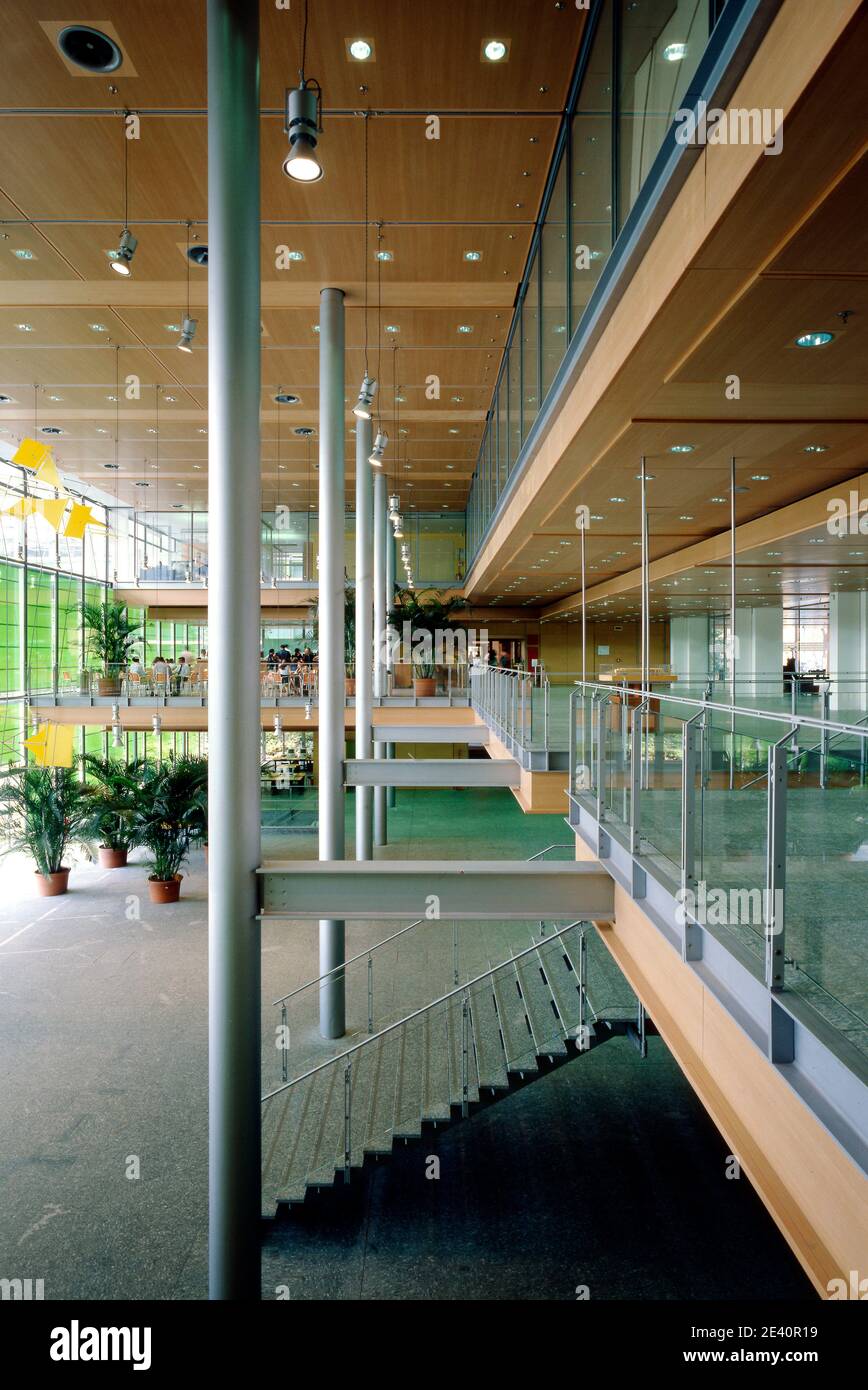 Renzo Piano building workshop, Milano. Sole 24 ore headquarter, hauptverwaltung, head office, administrative center, amministrazione centrale, adminis Stock Photo