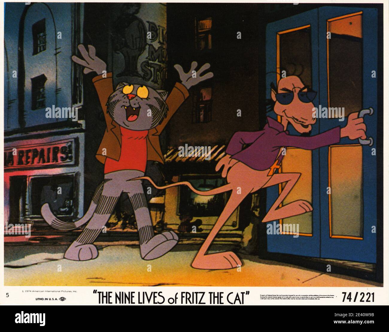THE NINE LIVES OF FRITZ THE CAT (1974) ROBERT TAYLOR (DIR) MOVIESTORE ...